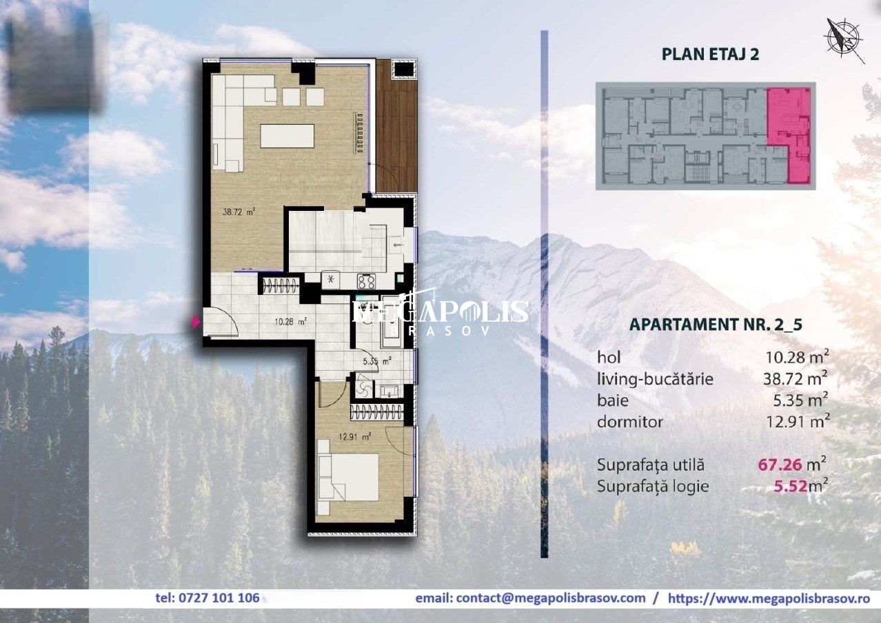 Apartment Premium | Zona Astra | 67 MP - Poză 18