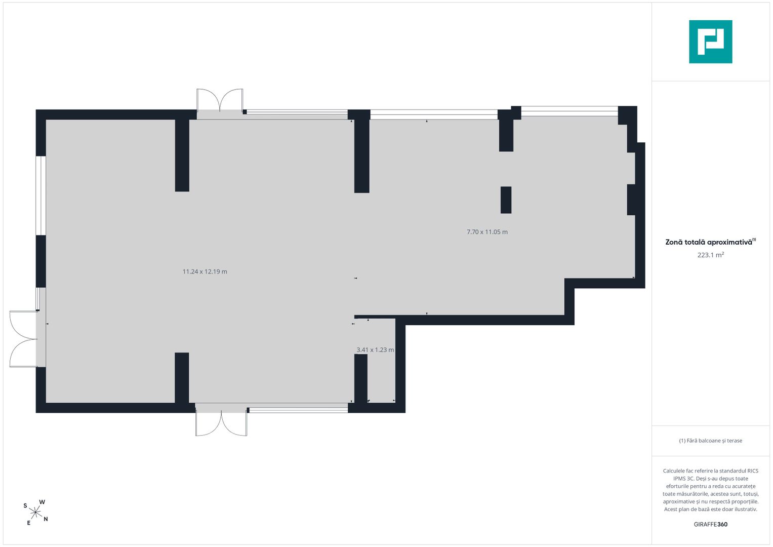 Spațiu comercial 220 mp, 9 parcări, Oradea - Poză 8