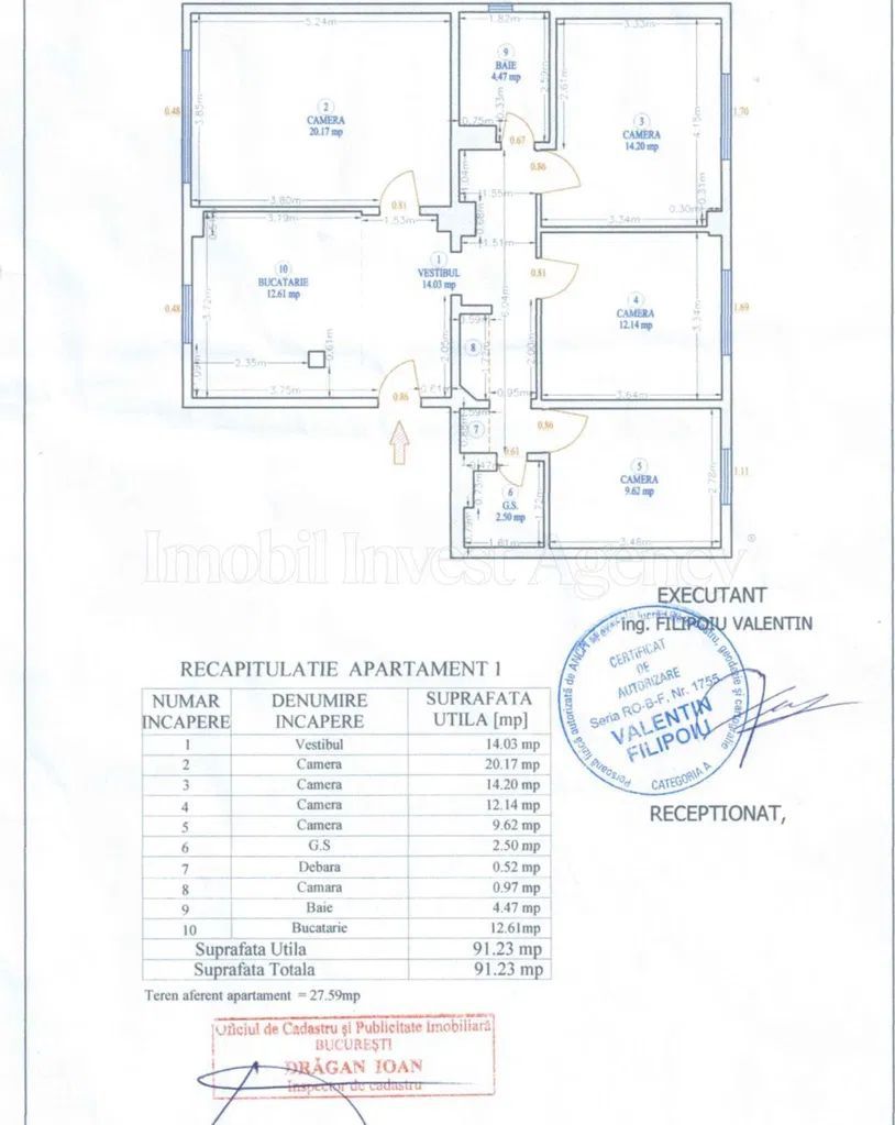 4 camere- DECOMANDAT | AVIATIEI - Schiță 25