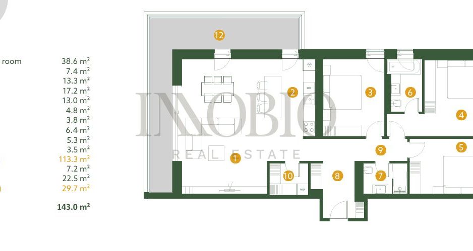 Apartament 4 camere - The Ivy - Jandarmeriei - Poză 14