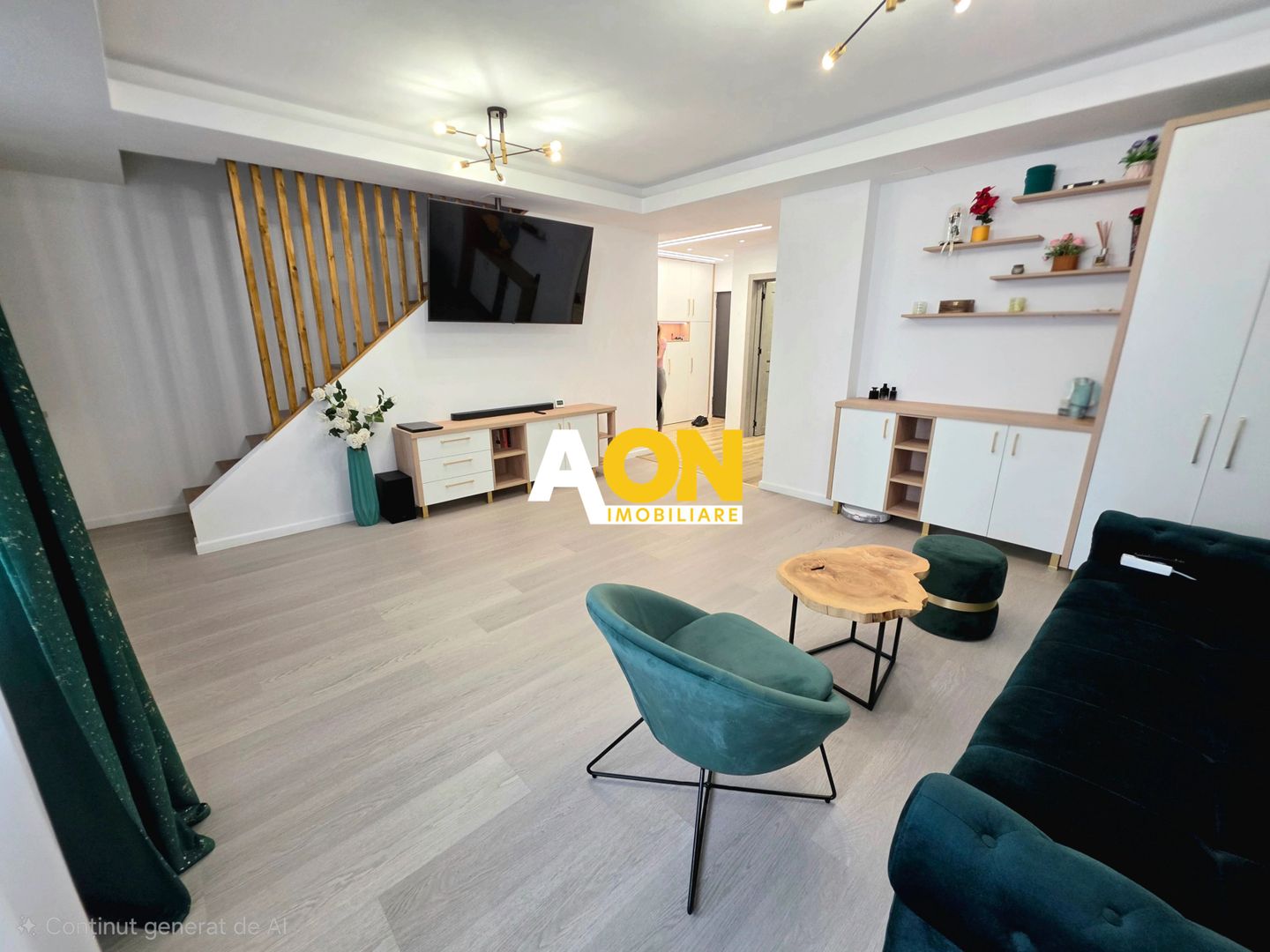Apartament 3 Camere Bloc Nou, Complet Mobilat - Poză 1