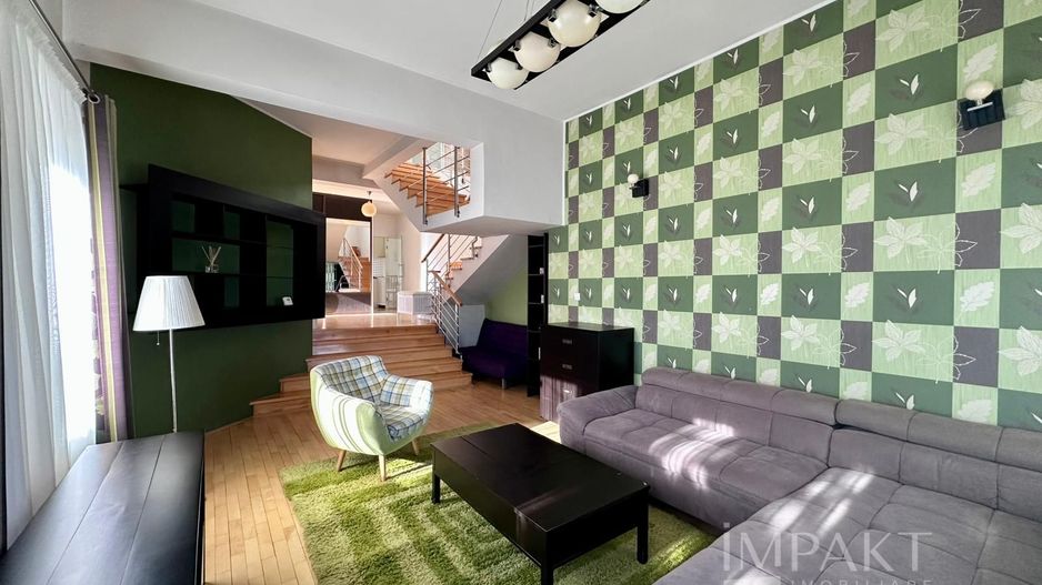 Duplex 4 camere, piscina si curte 2500 mp | de inchiriat Grigorescu - Poză 1