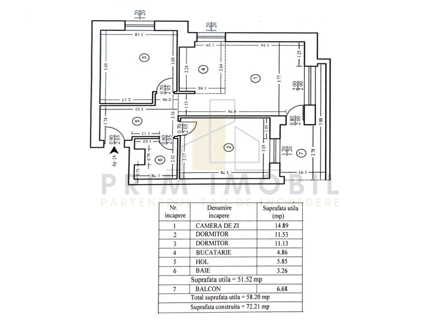 3 Camere Open Space, Tatarasi - 2 Baieti, Loc Parcare - Poză 10