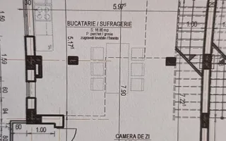 Apartament 3cam la vila. zona parcului Sub Arini, Sibiu - Schiță 13