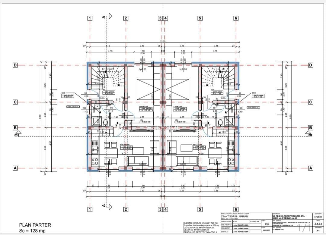 Casa nouă cu 4 camere și curte generoasă – Șelimbăr Triajului - Schiță 9