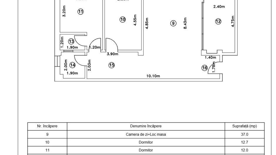 Titan- Bloc boutigue- apartament 3 camere cu curte - Poză 6