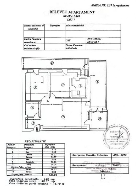 Apartament 3 camere Aviației | Loc de parcare - Poză 6