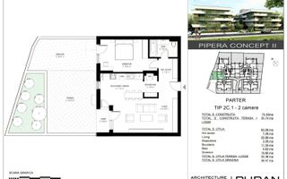 Apartament 2 camere | Parter | 68.72mp - Poză 4
