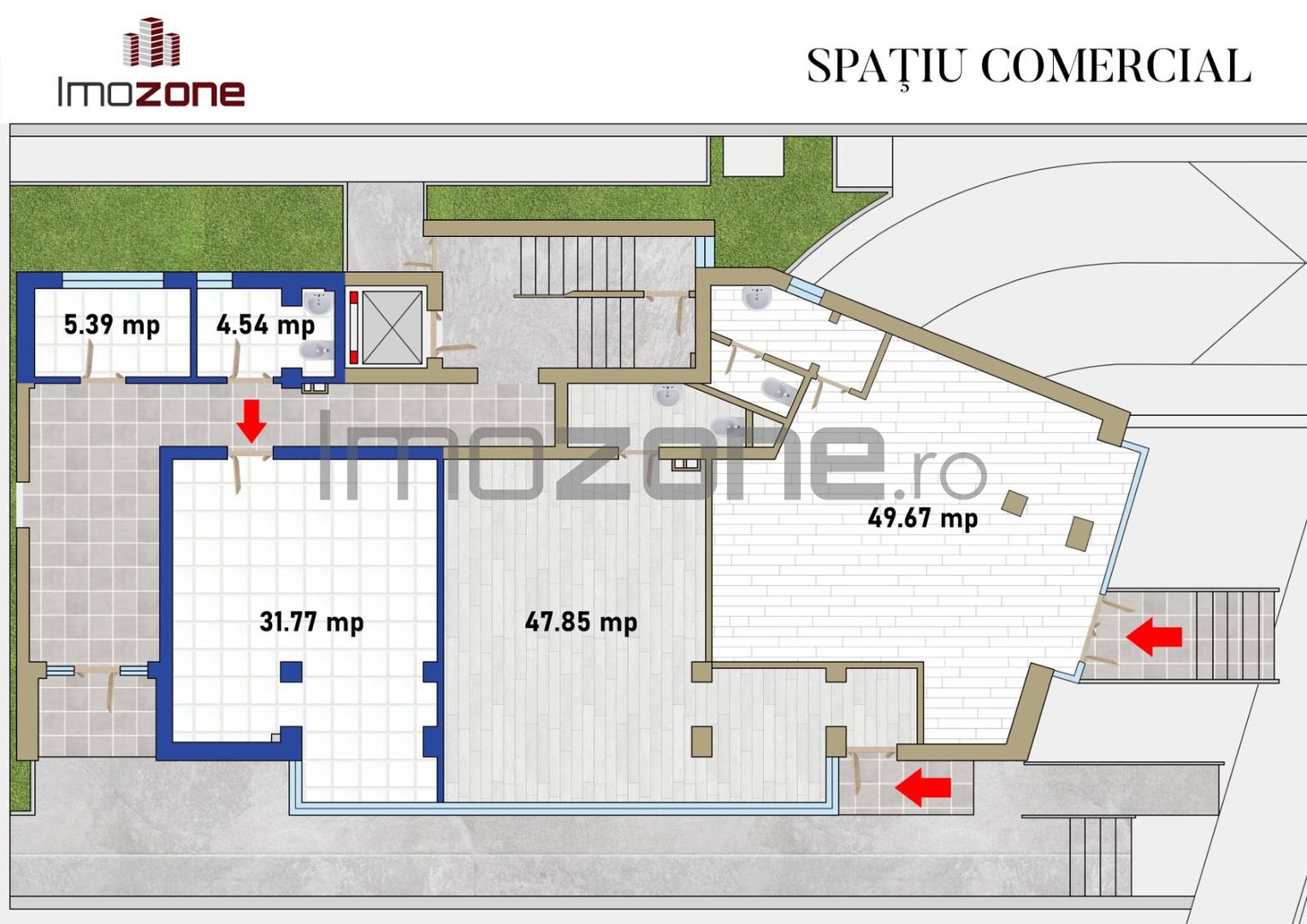 Militari - Uverturii, SPATIU COMERCIAL, 42mp la parterul unui bloc nou - Poză 1