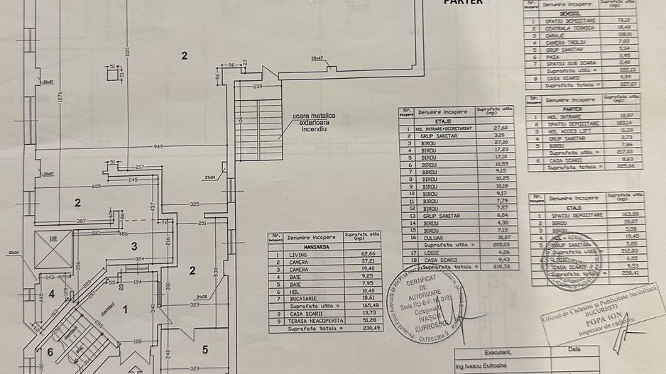 VATRA LUMINOASA -Agricultori | Cladire 1900mp din 2001 | Teren 1030mp - Schiță 3