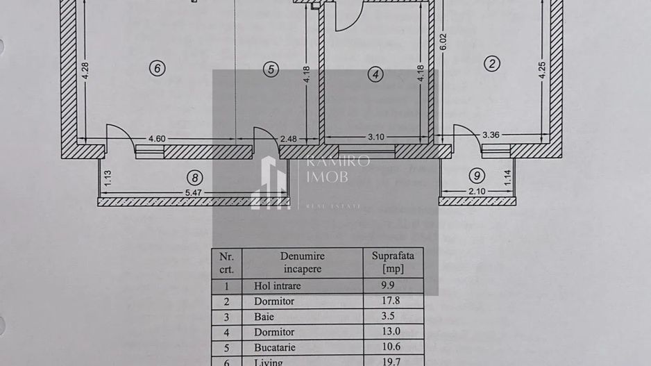 Apartament 3 camere decomandat Grand Kristal Residence/loc parcare - Poză 1