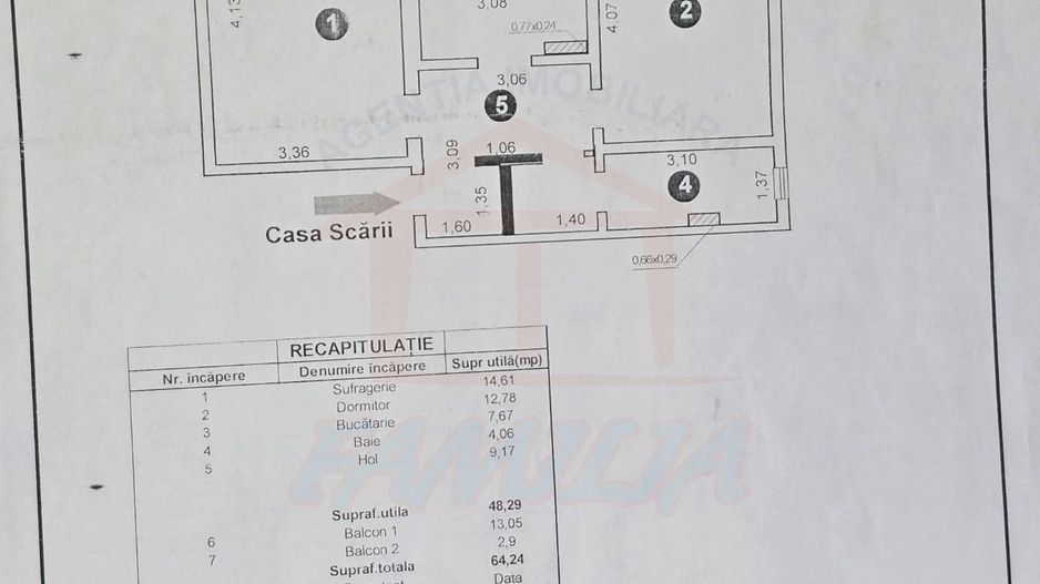 Apartament cu 2 camere de vânzare – Micro 14 | 68.500 € - Poză 11