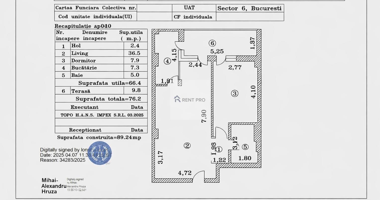 2 Camere Premium 76 mp Smart Lujerului Etaj 6/7 Terasă Mare+Boxa - Poză 6