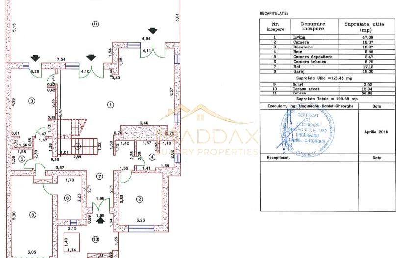 Vila cu 9 camere *900 teren* & piscina privata // Pipera - Schiță 60