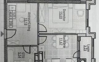 Apartament cu 1 cameră și living  în complexul rezidențial Colina Verde Residence, Durlești - Poză 4