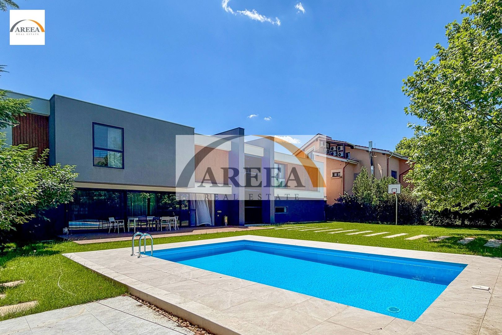 Vilă contemporană cu piscină | 1.000 mp teren | Erou Iancu Nicolae - Poză 7