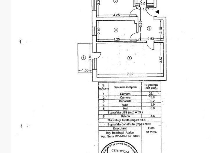 Apartament 2 camere de vânzare - Eleganță și confort în Exigent Plaza - Poză 15