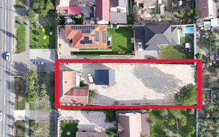 Teren 900 mp cu cladire de birouri pt depozit, parc auto,  centru logistic, etc - Poză 1