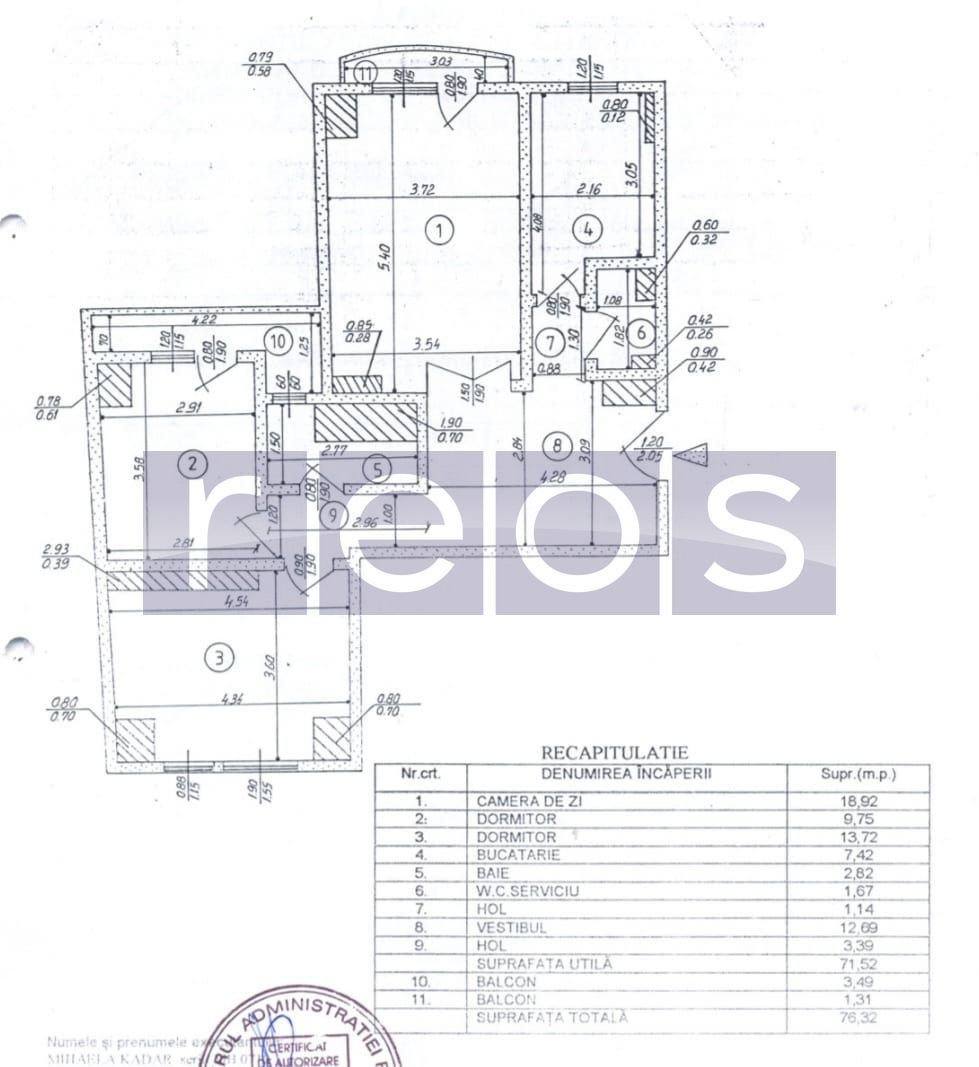 VANZARE 3 CAMERE DECOMANDAT rond Piata Alba Iulia - Poză 8