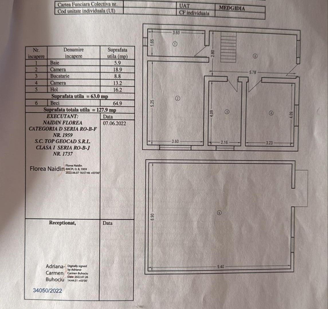 !!! Casa P+1 din BCA ideala pentru 2 familii – Medgidia!!! - Schiță 15