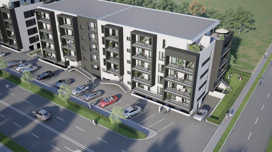 AP. 2CAM DECOMANDAT + GRADINA PROIECT PREMIUM P+3+4R / PALLADY! - Poză 3