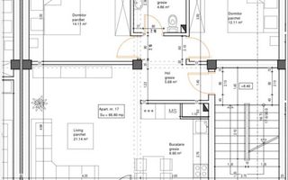 Apartament luminos cu 3 camere și două balcoane – 67 mp utili. - Poză 1