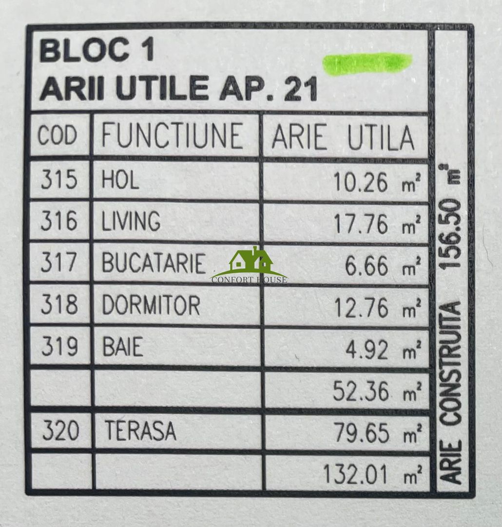 Apartament 2 camere, bloc nou, P+3, Ap.21, Et.3, Bl.1 - CP2438858 - Poză 7