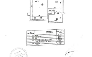 AP. 2 CAMERE DOINEI, BLOC NOU, MOBILAT/UTILAT, CENTRALA, COMISION 0% - Schiță 13
