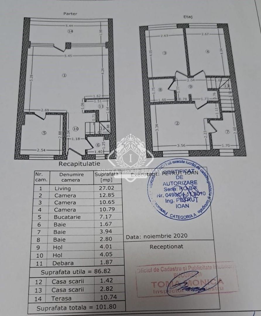 Casa-4 camere-3 bai-tearasa-2 locuri de parcare-curte | Ozana - Schiță 25