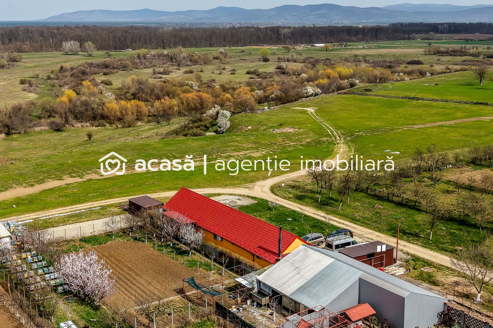 Casă modernă (2021) – Priveliște panoramică spre Lunca Mureșului - Poză 2