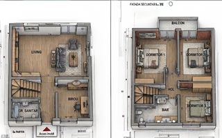 Casă Individuala | 4 camere | 123MPU | Șura Mică - Poză 2