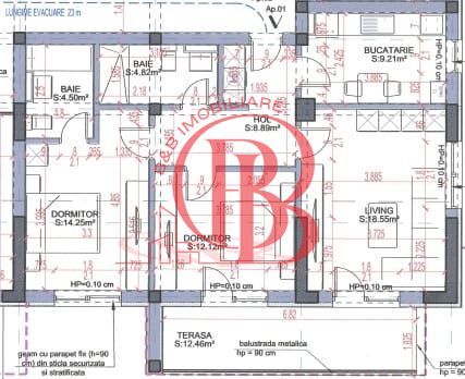 3 camere -Titan-Pallady-Metrou Nicolae Teclu - Schiță 7