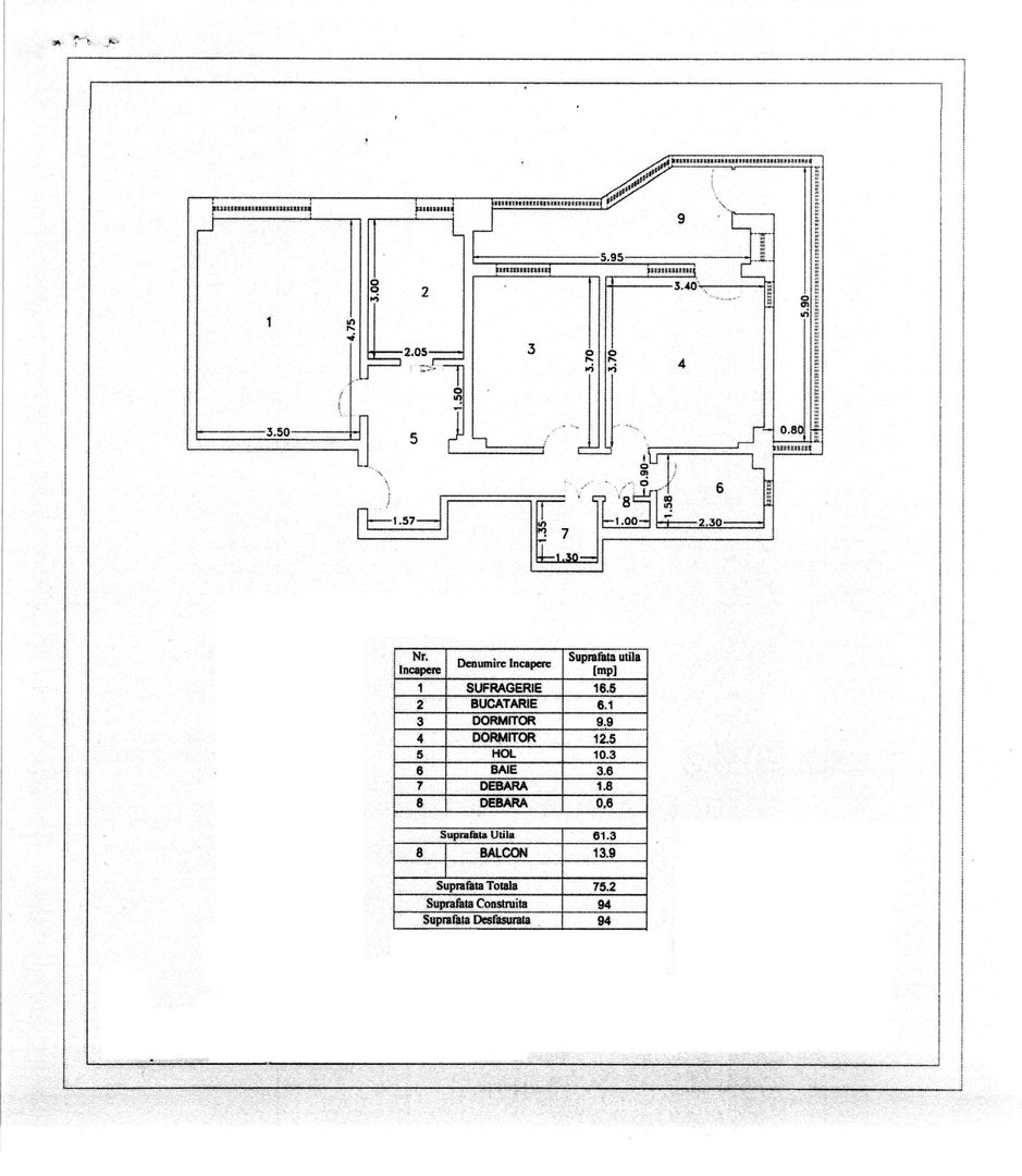 APARTAMENT CU 3 CAMERE, 75 MP, MOBILAT ȘI UTILAT – VASLUI, ULTRACENTRAL; - Poză 13