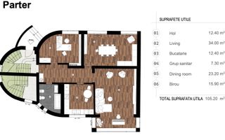 Vilă cu vedere panoramică – Central Brașov - Schiță 29