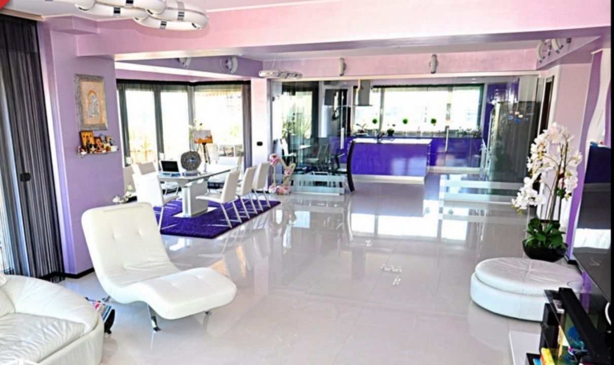 Statiunea Mamaia -UNICAT- Penthouse 220 mp cu vedere frontala la mare si jacuzzi - Poză 6