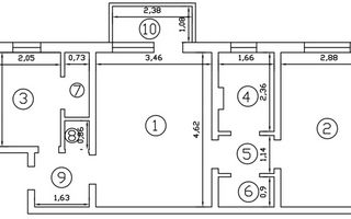Apartament 2 camere | Podu Ros –  | 50 mp | Etaj 3/4 | Fără risc seismic - Poză 1