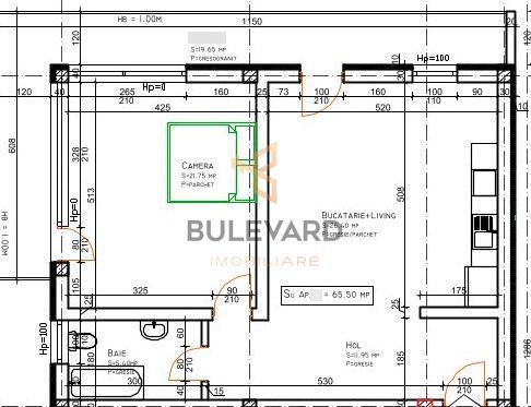 Apartament cu 2 camere/parcare/CF/65 mp/terasa 20 mp! - Poză 2