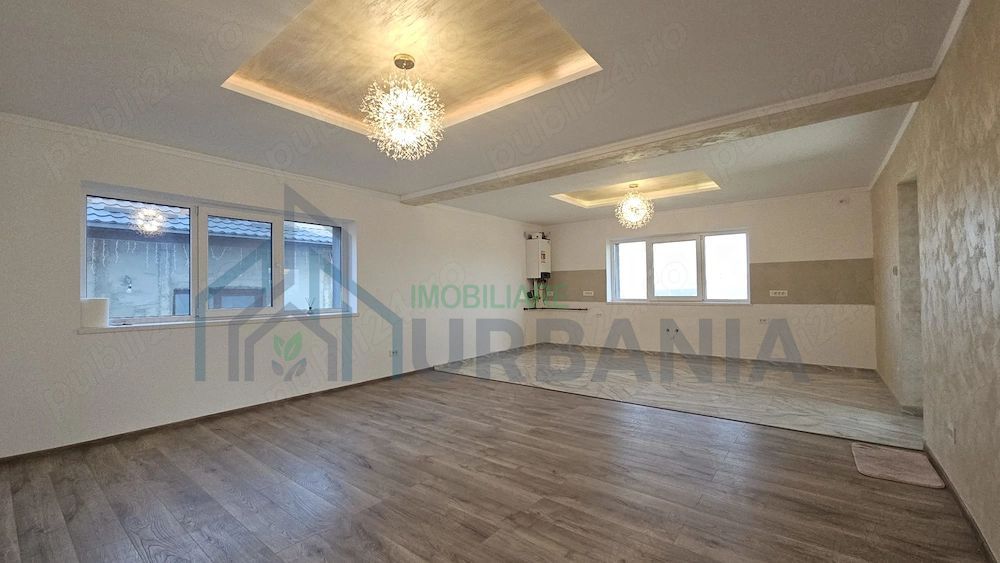 Casă modernă, 5 camere, clasa A, vedere lac, 500 mp teren, Ciurbești, Miroslava - Poză 11