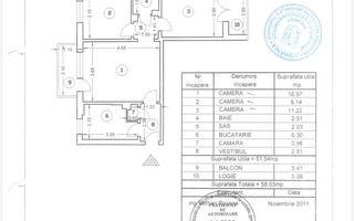 3 Camere | Kogalniceanu | Cismigiu | Izvor | 2 Balcoane - Schiță 14