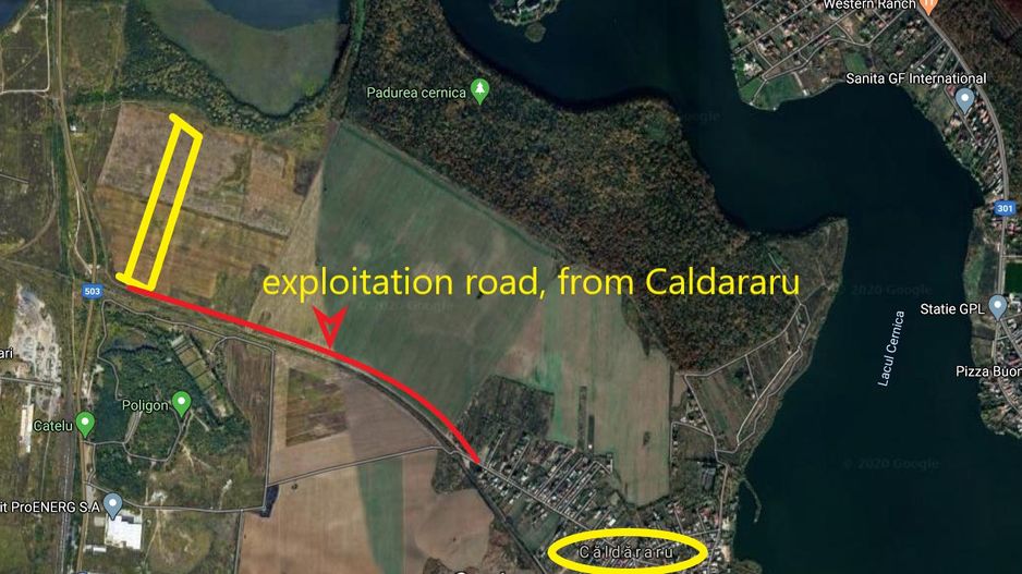 teren Cernica sat Caldararu - Poză 1