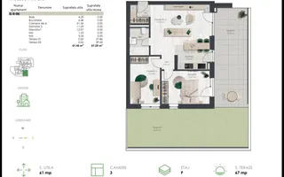 COM 0% Apartament nou cu 3 camere si gradina | Denya Forest - Poză 11