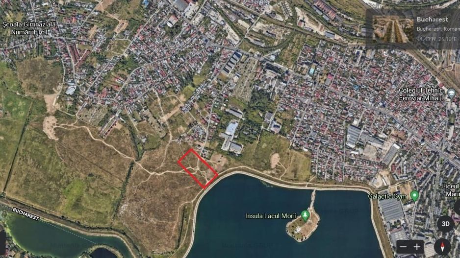 LACUL MORII - 10.000 mp. teren pentru P+14E cu indicatori: POT = 70% si CUT 3,0 - Poză 2