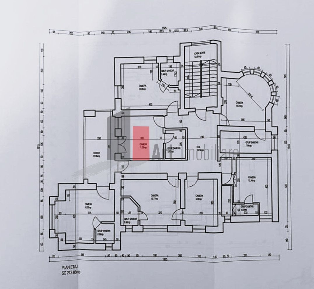 Vila Pensiune in Busteni | zona centrala | afacere functionala - Schiță 12