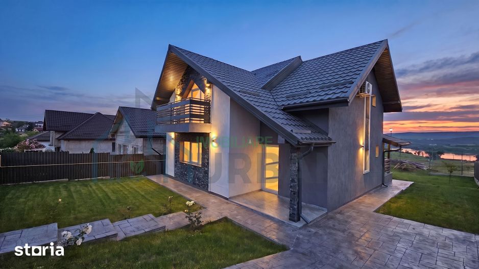 Casă nouă 2025, P+M, 5 camere, clasă energetică A, vedere lac, 500 mp – Ciurbești, Miroslava - Poză 18
