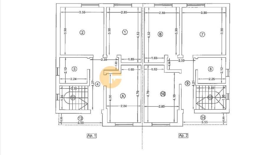 Duplex Miroslava strada Stadionului - Poză 8
