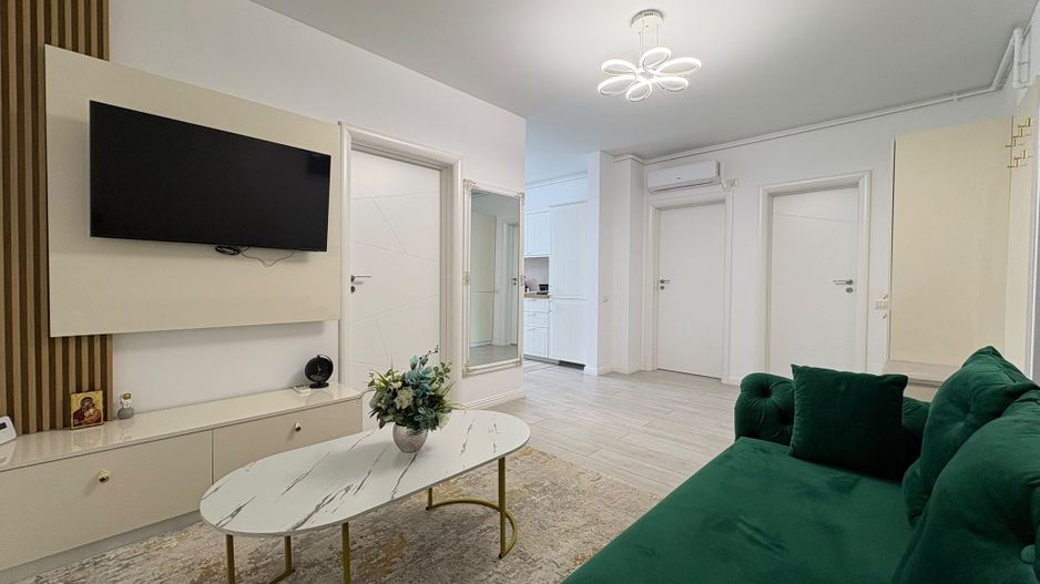 AP. 3 CAMERE COMPLET MOBILAT, METROU 3 MINUTE, BLOC NOU, COMISION 0% - Poză 1