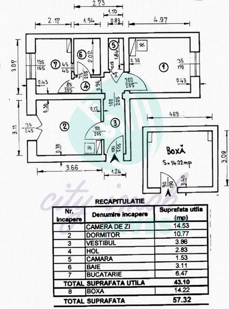 Floreasca Compozitori – 2 camere, luminos - Poză 3