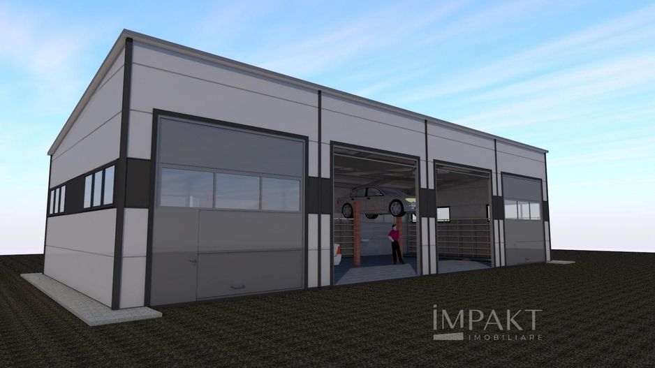 Teren Industrial 5800 mp cu PUD pentru 4 Hale – Centura Apahida - Poză 3