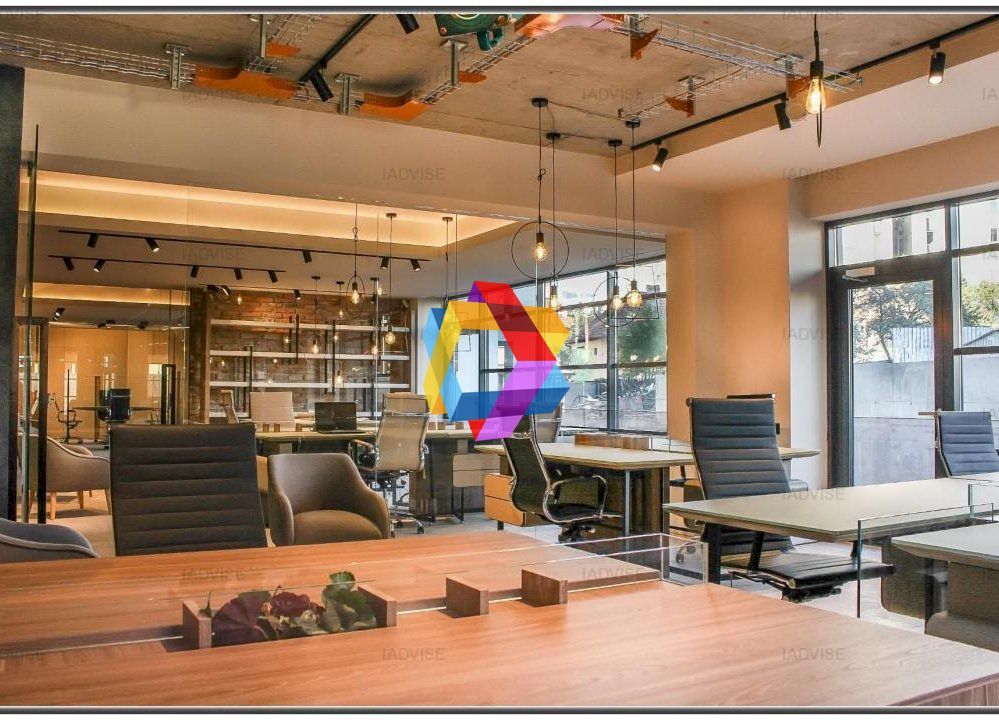 Spatiu de birouri mobilat modern - 180 mp - Poză 1