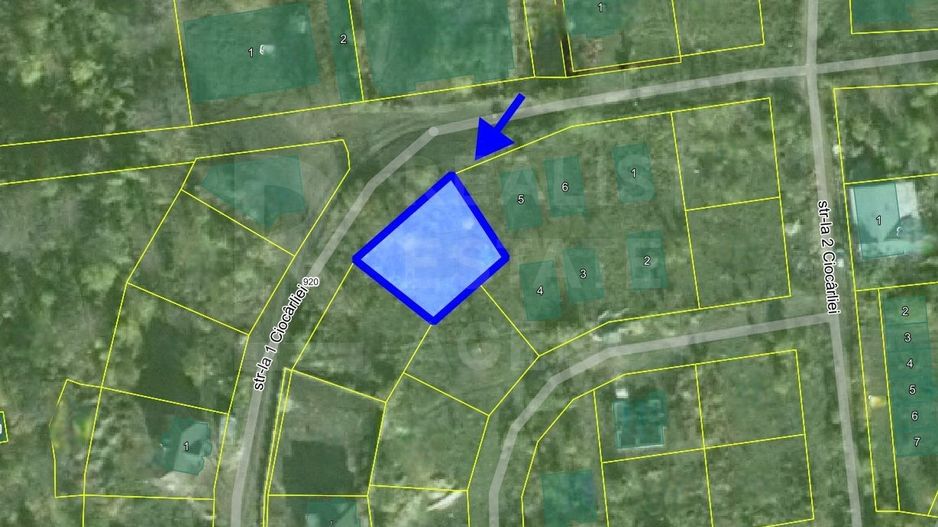 Vânzare, teren pentru construcție, 5.8 ari, strd. Ciocîrliei, Centru - Poză 1